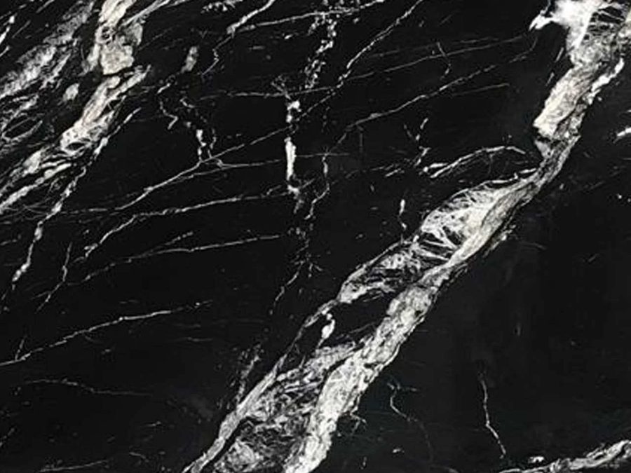 Marine Black slab — natural marble from Udaipur, India