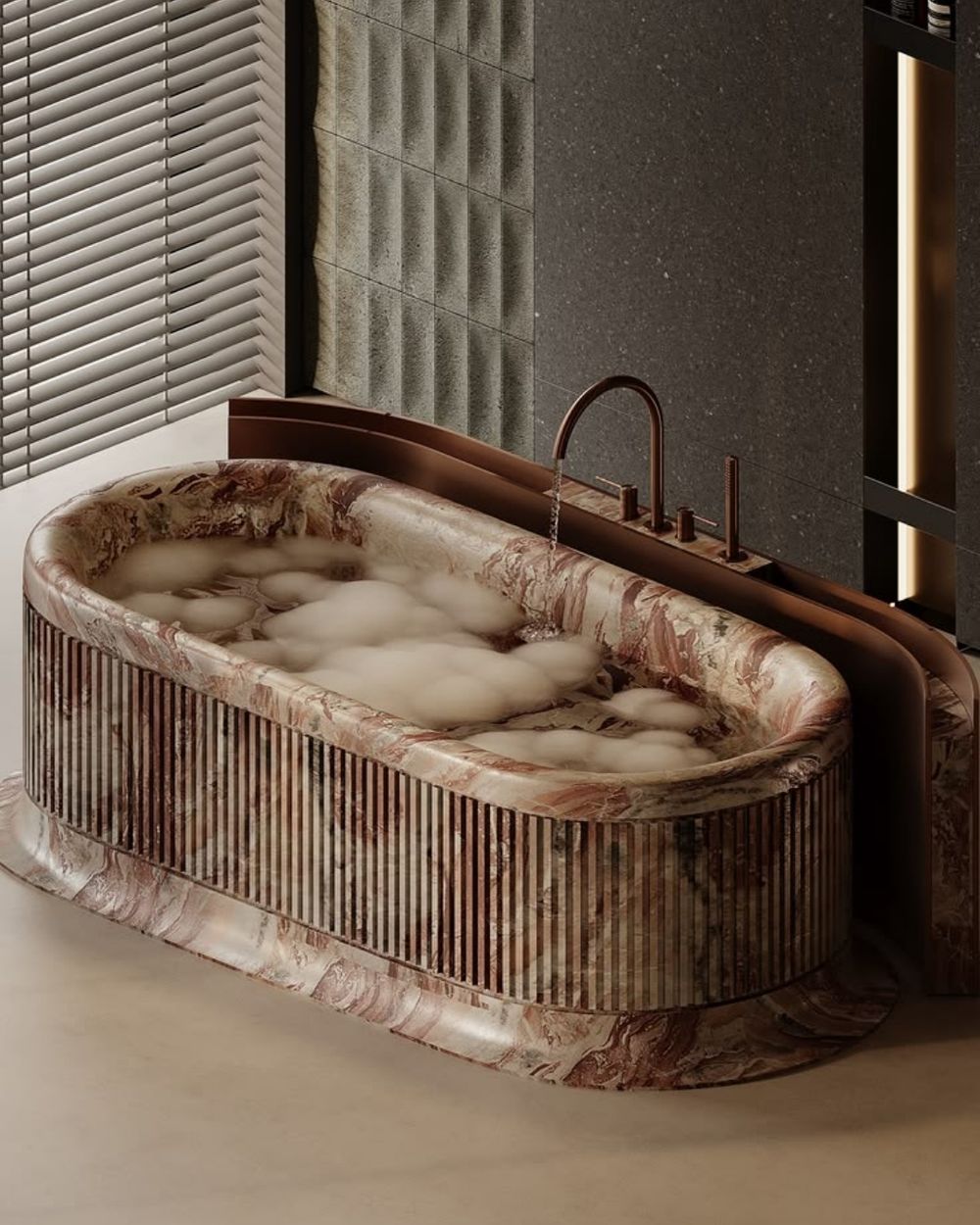 The Bath Collection in Makrana marble by Everstone — 10