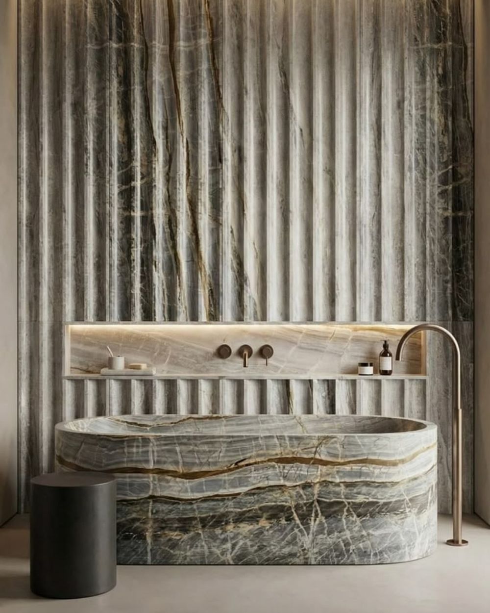 The Bath Collection in Makrana marble by Everstone — 12