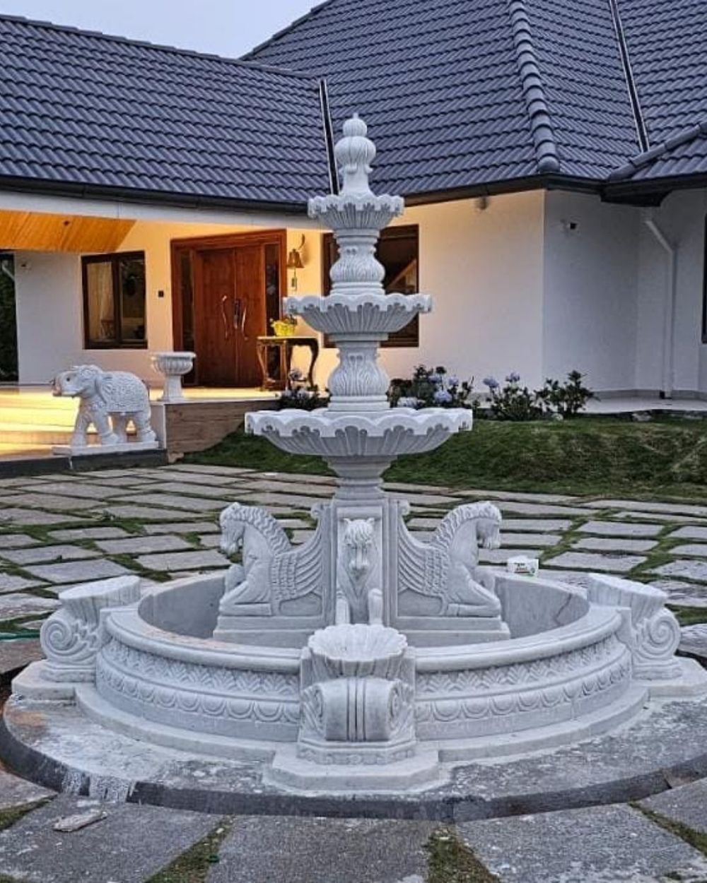 Fountains & Water Features in Makrana marble by Everstone — 7
