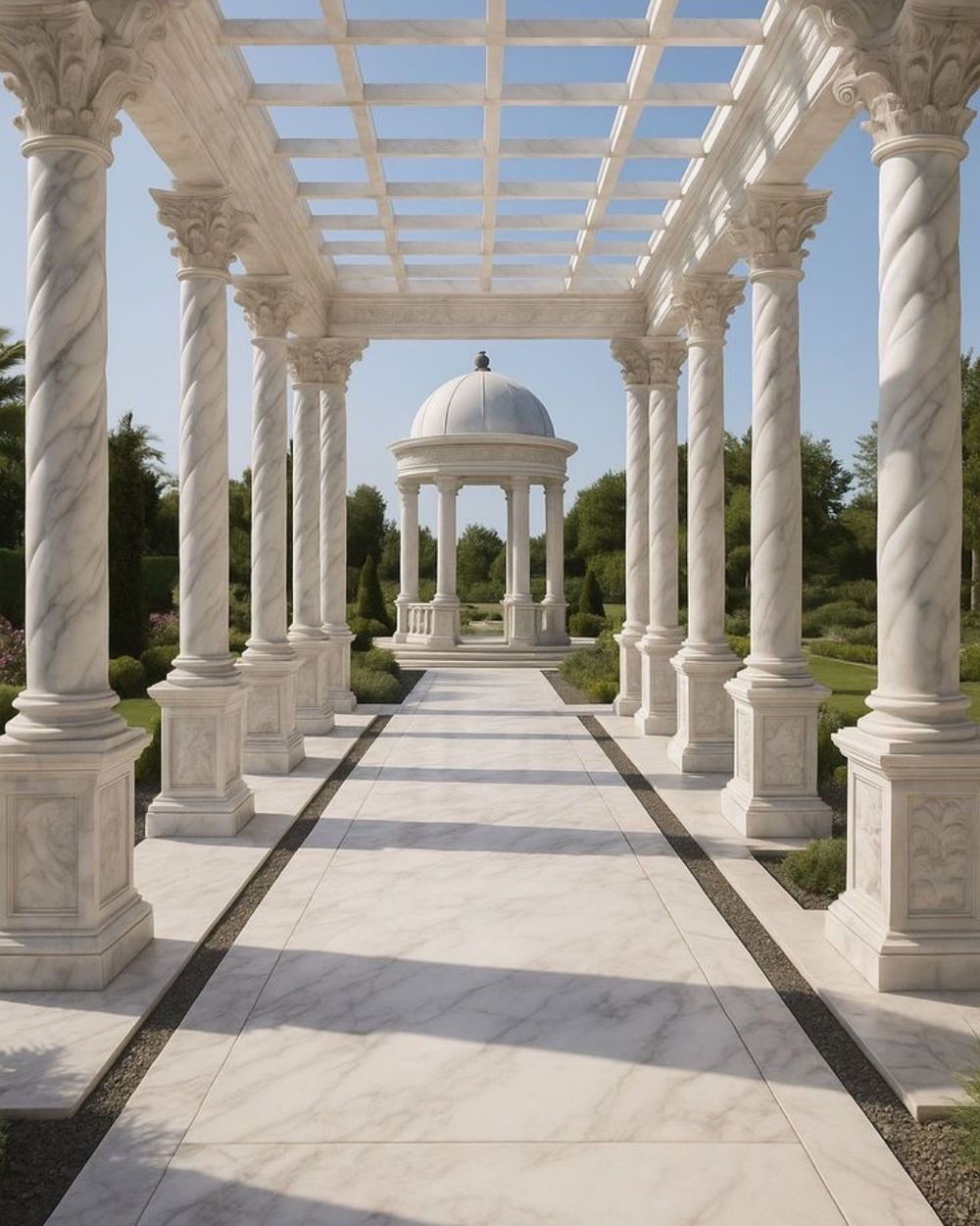 Garden & Outdoor Living in Makrana marble by Everstone — 26