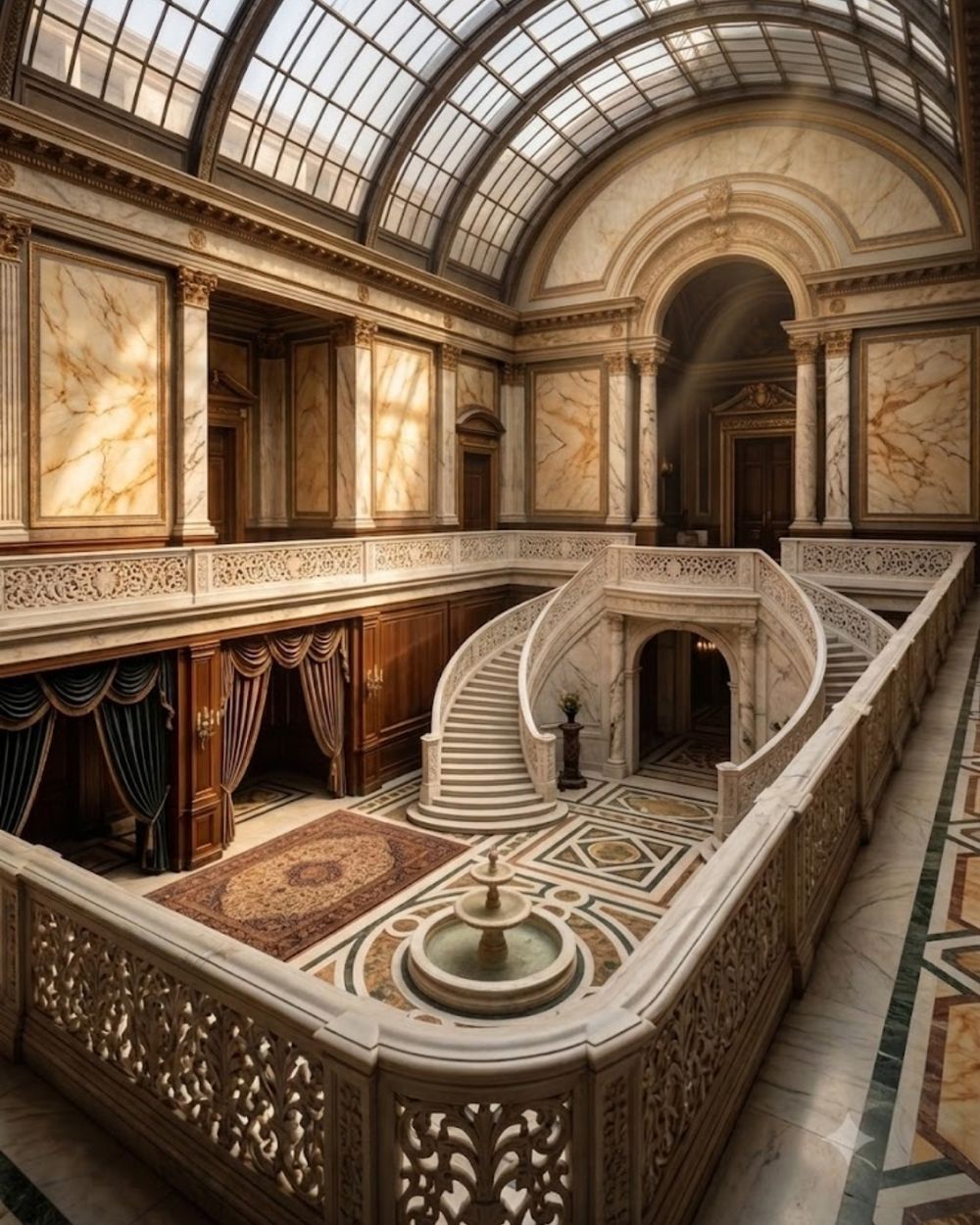 Grand Staircases in Makrana marble by Everstone — 6