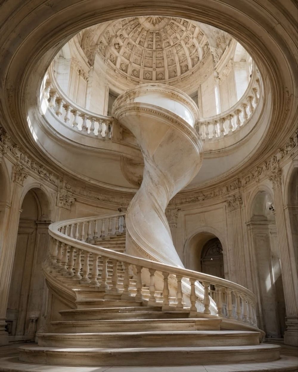 Grand Staircases in Makrana marble by Everstone — 10