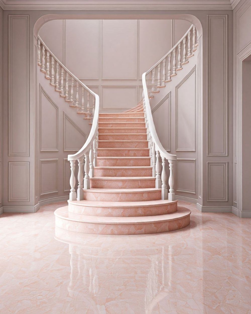 Grand Staircases in Makrana marble by Everstone — 17