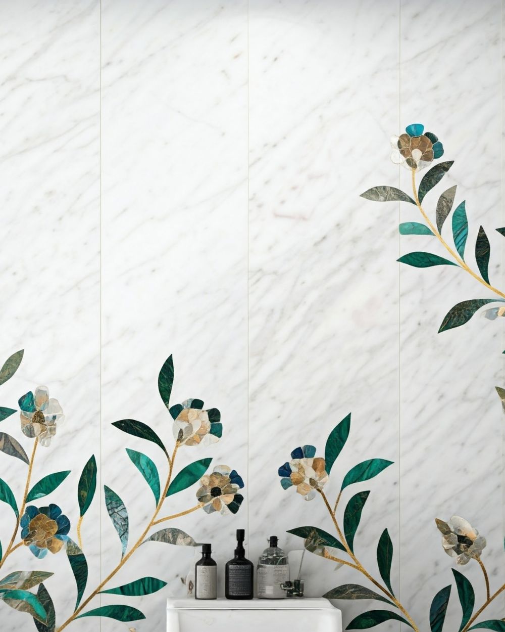 Pietra Dura & Statement Floors in Makrana marble by Everstone — 5