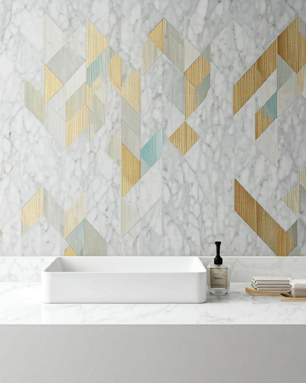 Pietra Dura & Statement Floors in Makrana marble by Everstone — 6