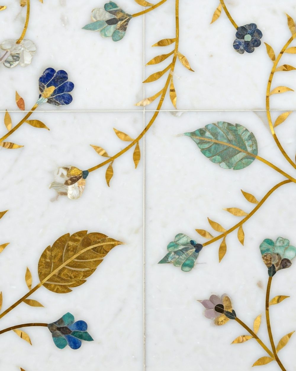 Pietra Dura & Statement Floors in Makrana marble by Everstone — 7
