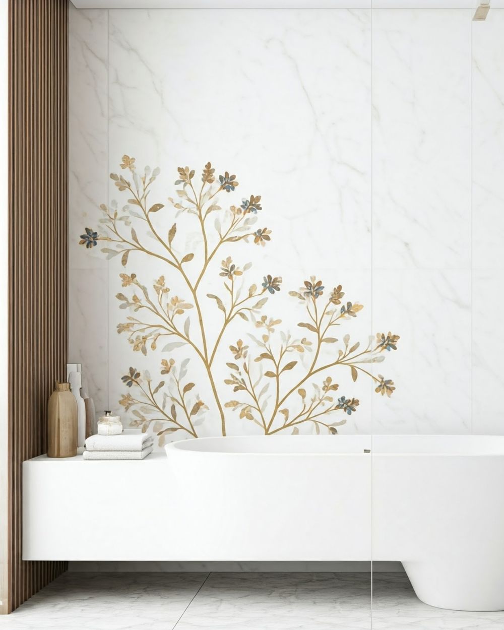 Pietra Dura & Statement Floors in Makrana marble by Everstone — 8